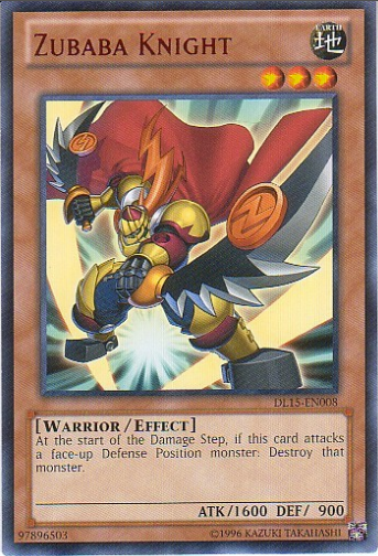 Zubaba Knight (Red) [DL15-EN008] Rare 