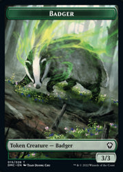 Soldier // Badger Double-Sided Token [Dominaria United Tokens] 