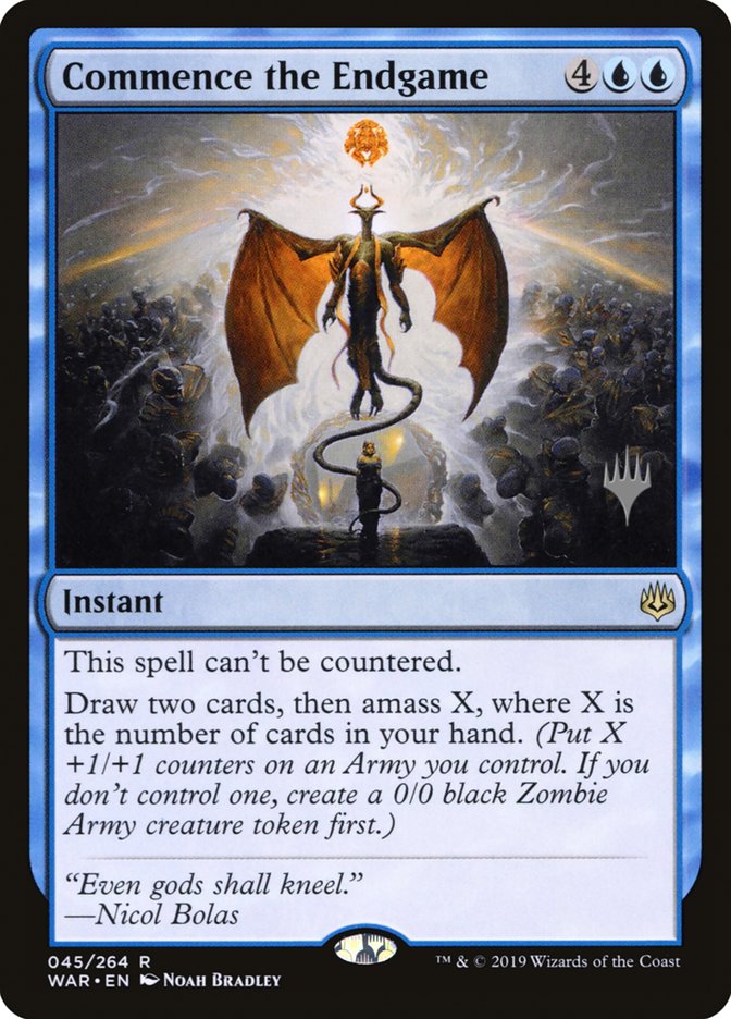 Commence the Endgame (Promo Pack) [War of the Spark Promos] 