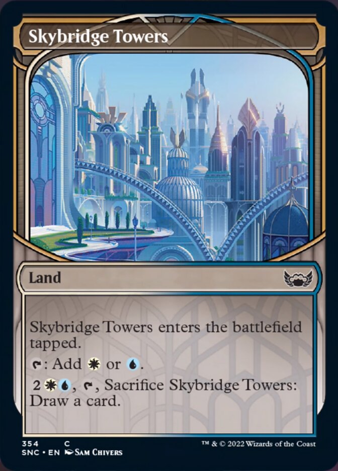 Skybridge Towers (Showcase Skyscraper) [Streets of New Capenna] 