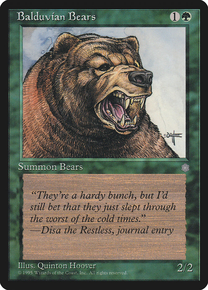 Balduvian Bears [Ice Age] 