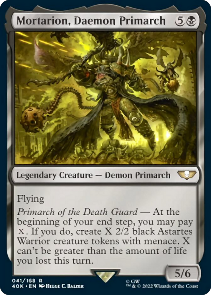 Mortarion, Daemon Primarch (Surge Foil) [Warhammer 40,000] 