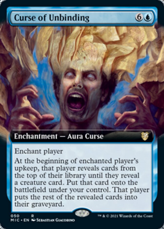 Curse of Unbinding (Extended Art) [Innistrad: Midnight Hunt Commander] 