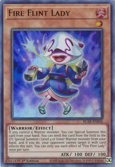Fire Flint Lady [BLAR-EN034] Ultra Rare 