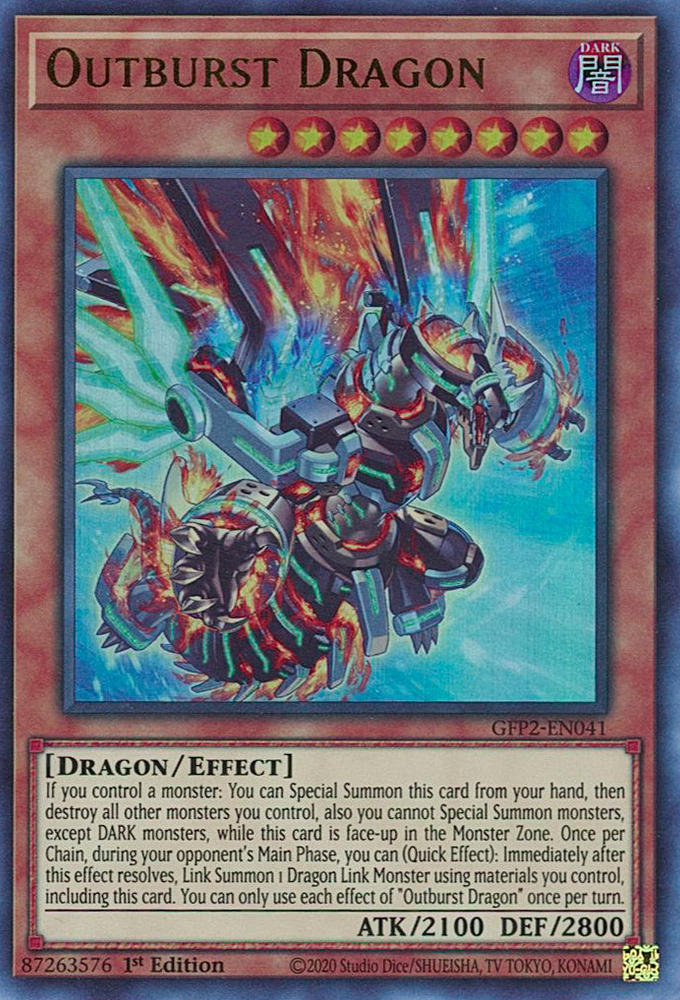 Outburst Dragon [GFP2-EN041] Ultra Rare 