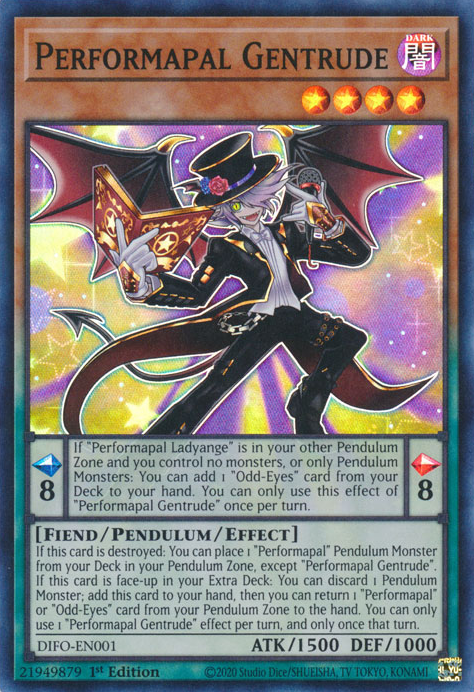 Performapal Gentrude [DIFO-EN001] Super Rare 
