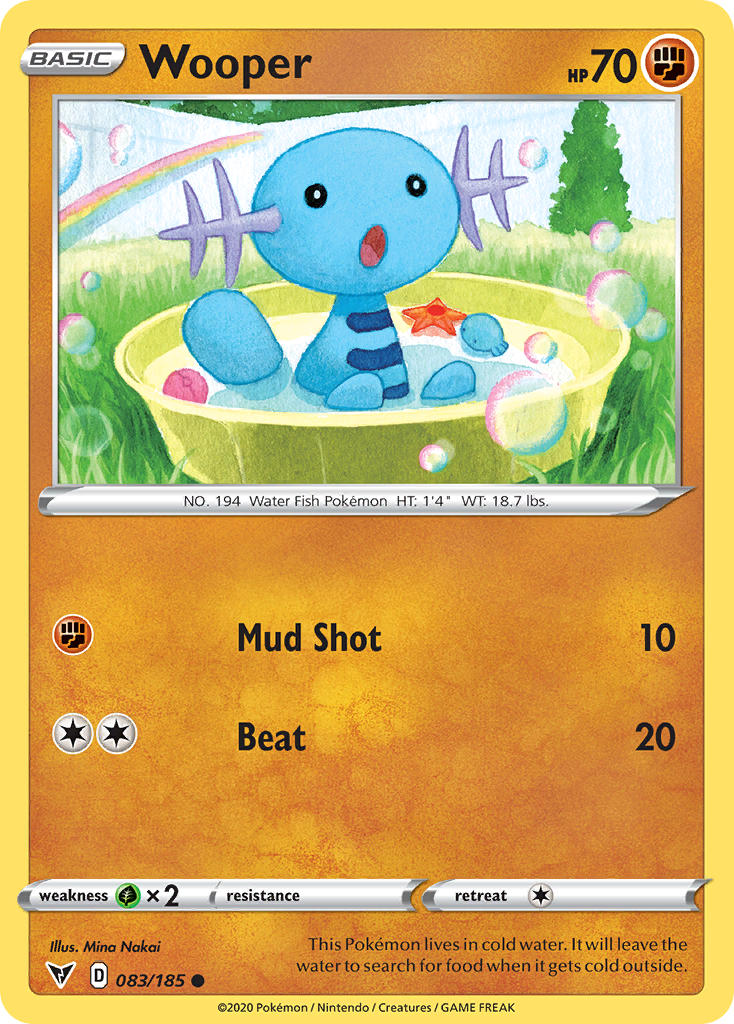 Wooper (083/185) [Sword & Shield: Vivid Voltage]