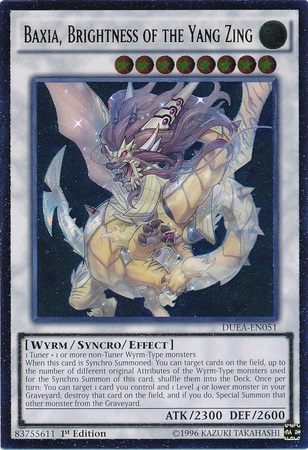 Baxia, Brightness of the Yang Zing (UTR) [DUEA-EN051] Ultimate Rare 