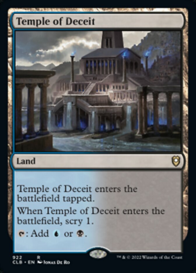 Temple of Deceit [Commander Legends: Battle for Baldur's Gate] 