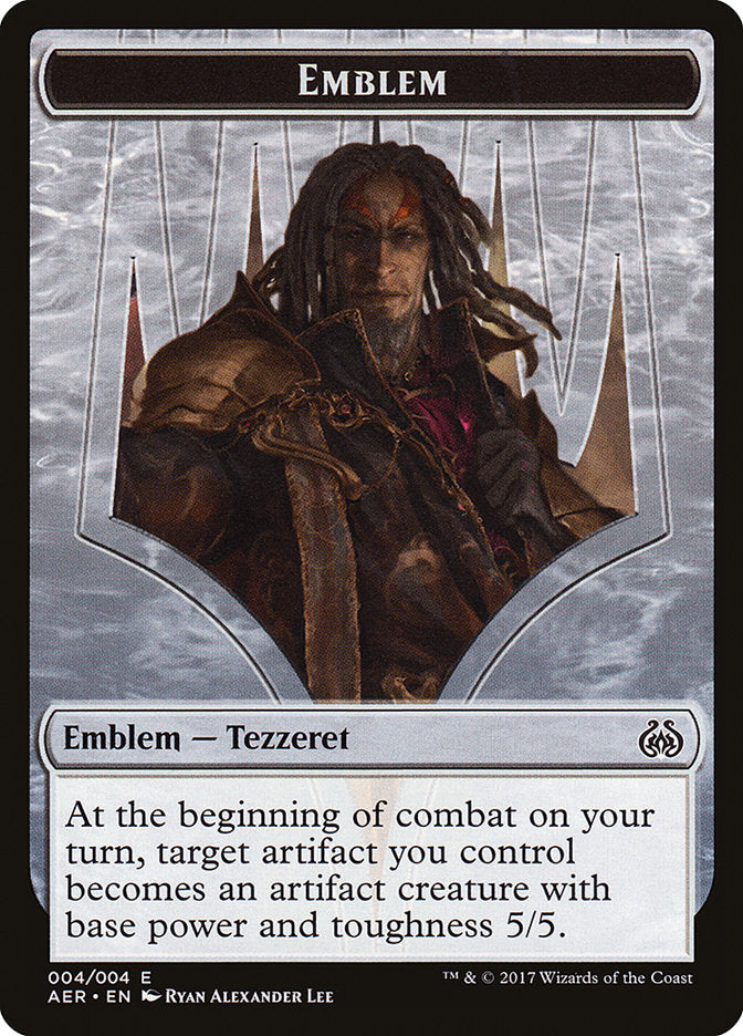 Tezzeret the Schemer Emblem [Aether Revolt Tokens] 