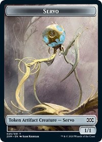 Servo // Soldier Double-Sided Token [Double Masters Tokens] 