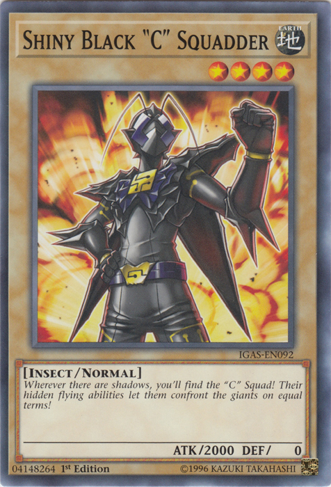 Shiny Black "C" Squadder [IGAS-EN092] Common 