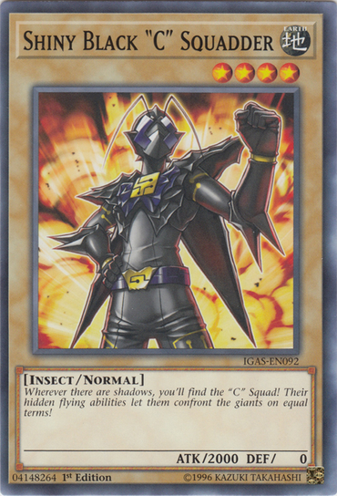 Shiny Black "C" Squadder [IGAS-EN092] Common 