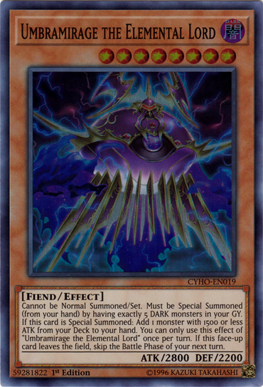 Umbramirage the Elemental Lord [CYHO-EN019] Super Rare 