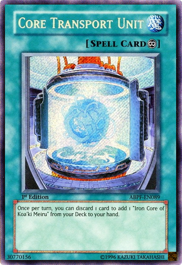 Core Transport Unit [ABPF-EN089] Secret Rare 