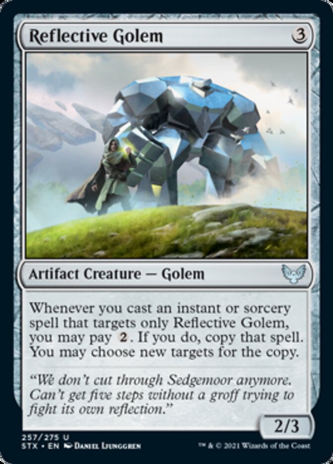 Reflective Golem [Strixhaven: School of Mages] 