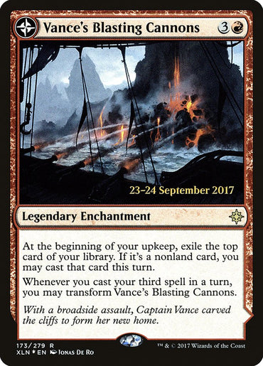 Vance's Blasting Cannons // Spitfire Bastion [Ixalan Prerelease Promos] 