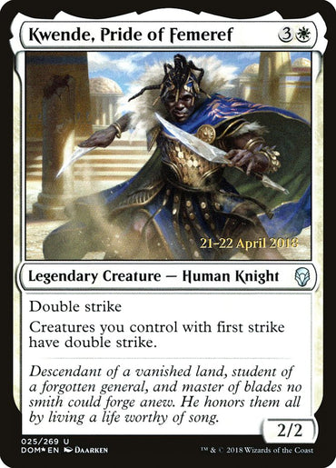 Kwende, Pride of Femeref [Dominaria Prerelease Promos] 