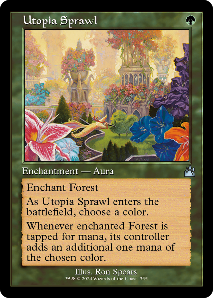 Utopia Sprawl (Retro Frame) [Ravnica Remastered] 