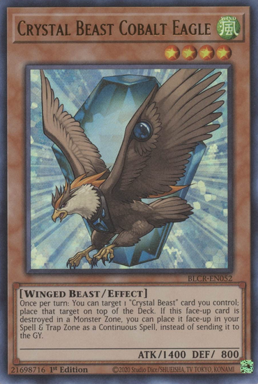 Crystal Beast Cobalt Eagle [BLCR-EN052] Ultra Rare 