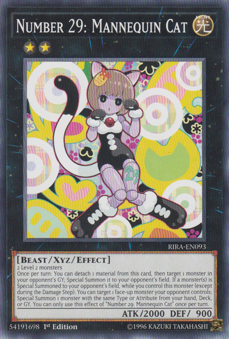 Number 29: Mannequin Cat [RIRA-EN093] Common 