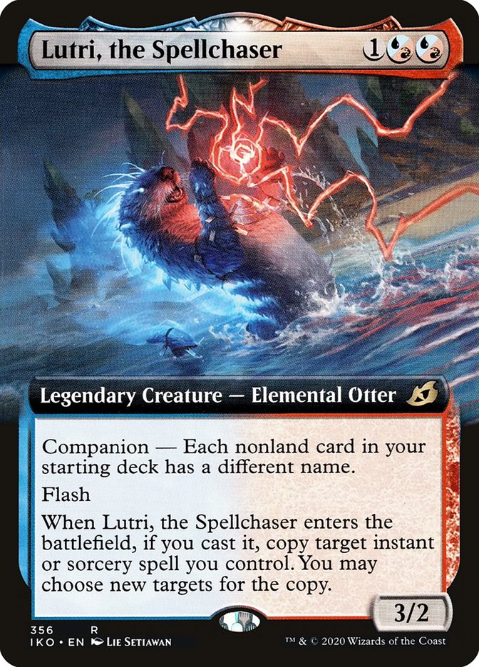 Lutri, the Spellchaser (Extended Art) [Ikoria: Lair of Behemoths] 