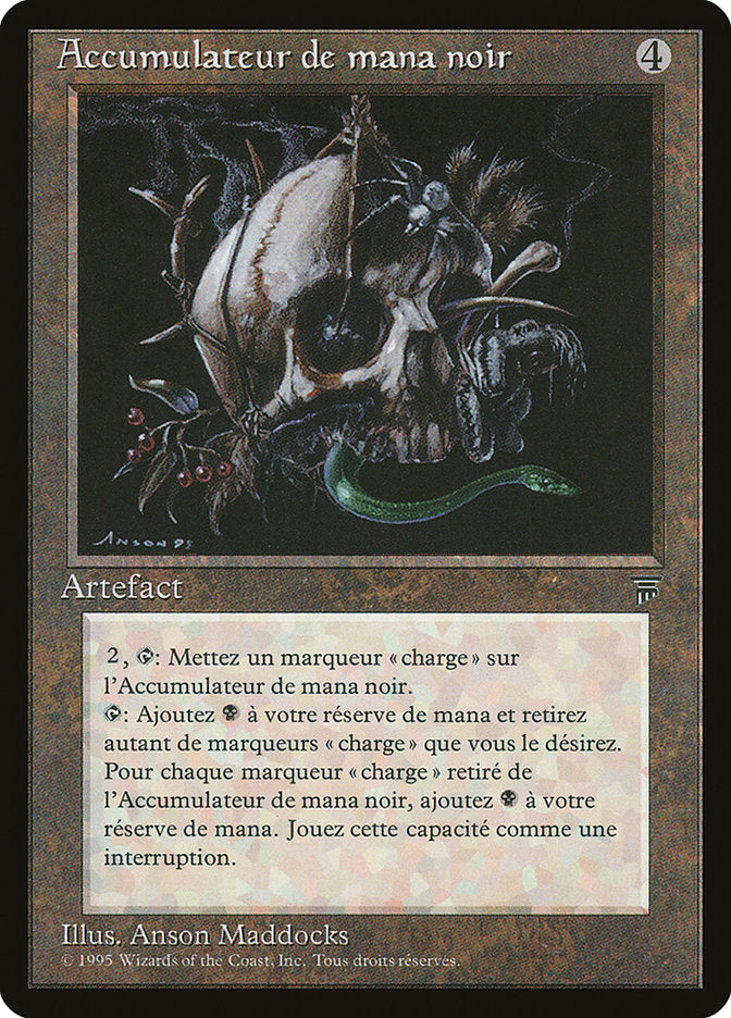 Black Mana Battery (French) - "Accumulateur de mana noir" [Renaissance] 