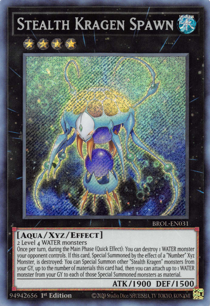 Stealth Kragen Spawn [BROL-EN031] Secret Rare 