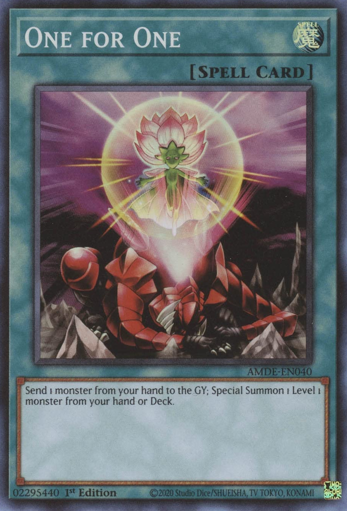 One for One [AMDE-EN040] Super Rare 