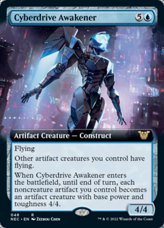 Cyberdrive Awakener (Extended Art) [Kamigawa: Neon Dynasty Commander] 