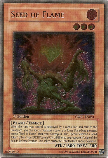 Seed of Flame (UTR) [CSOC-EN081] Ultimate Rare 