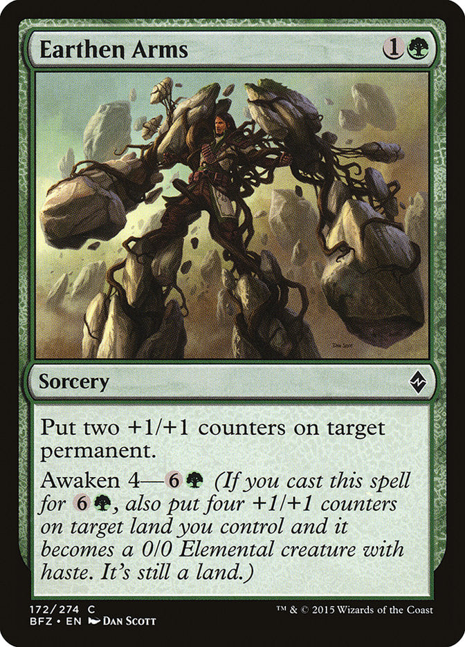 Earthen Arms [Battle for Zendikar] 