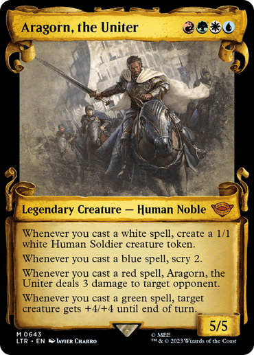 Aragorn, the Uniter [The Lord of the Rings: Tales of Middle-Earth Showcase Scrolls] 