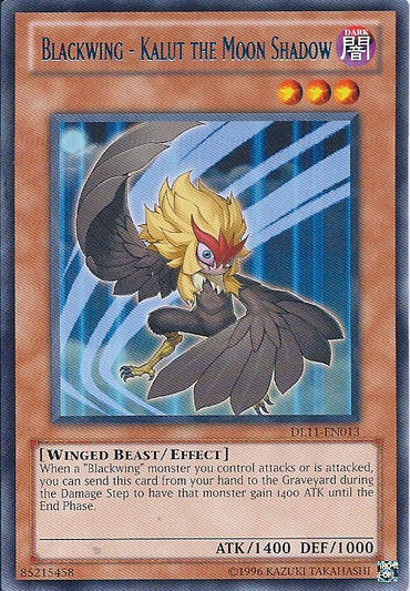 Blackwing - Kalut the Moon Shadow (Blue) [DL11-EN013] Rare 