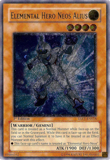 Elemental Hero Neos Alius [TAEV-EN018] Ultimate Rare 