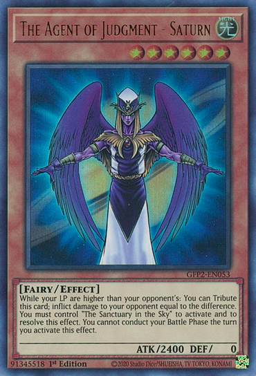 The Agent of Judgment - Saturn [GFP2-EN053] Ultra Rare 