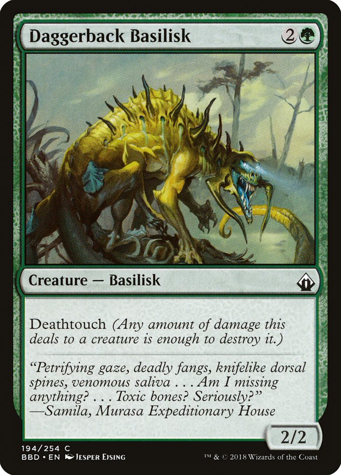 Daggerback Basilisk [Battlebond] 