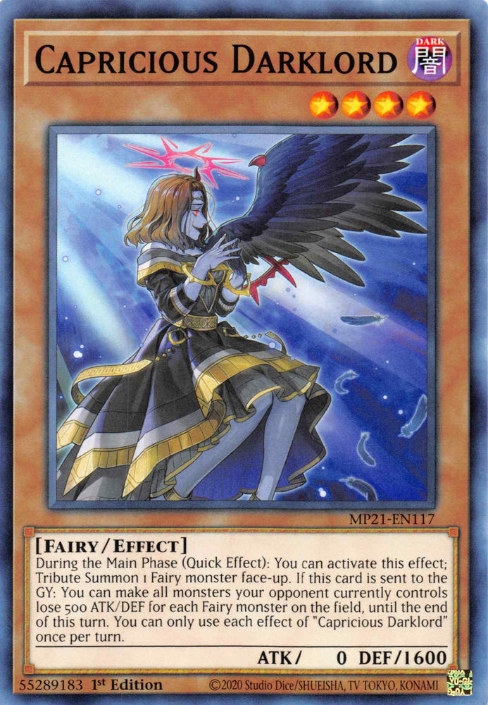 Capricious Darklord [MP21-EN117] Common 