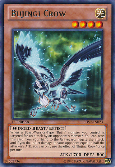 Bujingi Crow [SHSP-EN023] Rare 