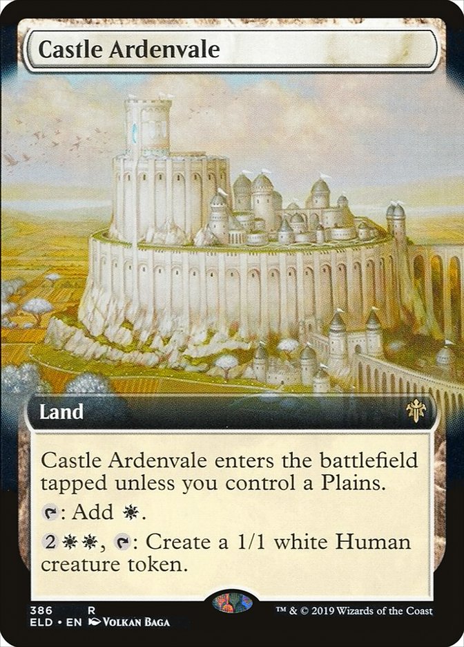 Castle Ardenvale (Extended Art) [Throne of Eldraine] 