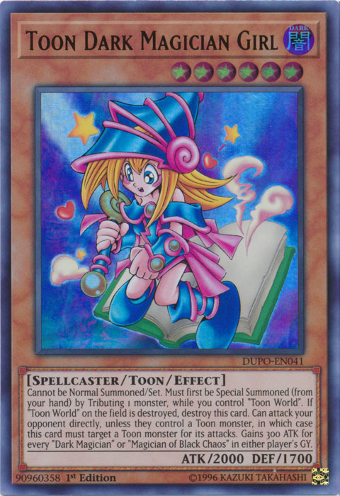 Toon Dark Magician Girl [DUPO-EN041] Ultra Rare 