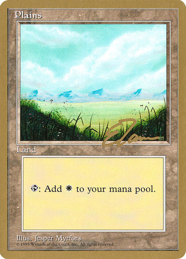 Plains (et366) (Eric Tam) [Pro Tour Collector Set] 