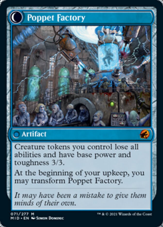 Poppet Stitcher // Poppet Factory [Innistrad: Midnight Hunt] 