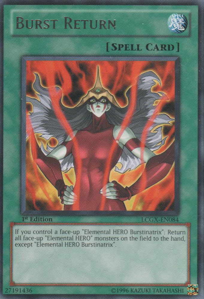 Burst Return [LCGX-EN084] Rare 