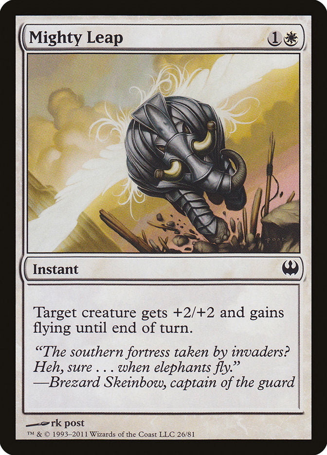 Mighty Leap [Duel Decks: Knights vs. Dragons] 
