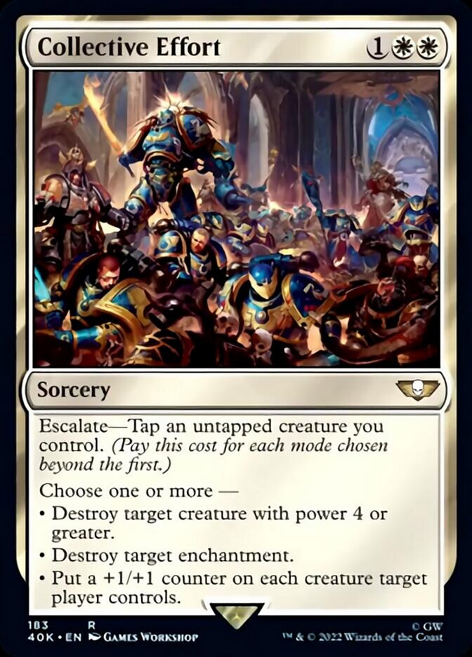 Collective Effort [Warhammer 40,000] 