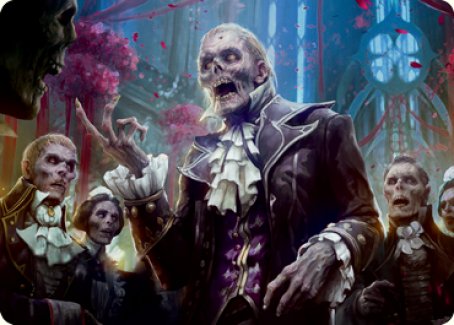 Undead Butler Art Card [Innistrad: Crimson Vow Art Series] 