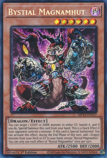 Bystial Magnamhut [MP23-EN157] Prismatic Secret Rare 