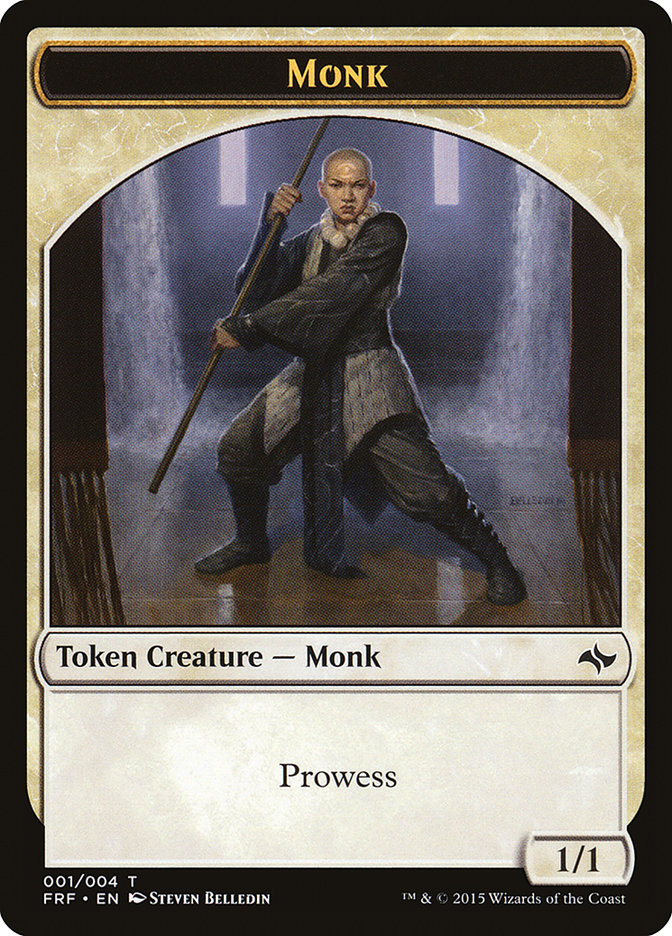 Monk Token [Fate Reforged Tokens] 