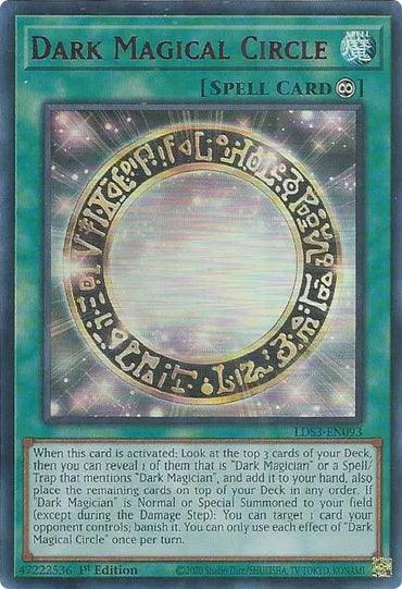 Dark Magical Circle (Red) [LDS3-EN093] Ultra Rare 
